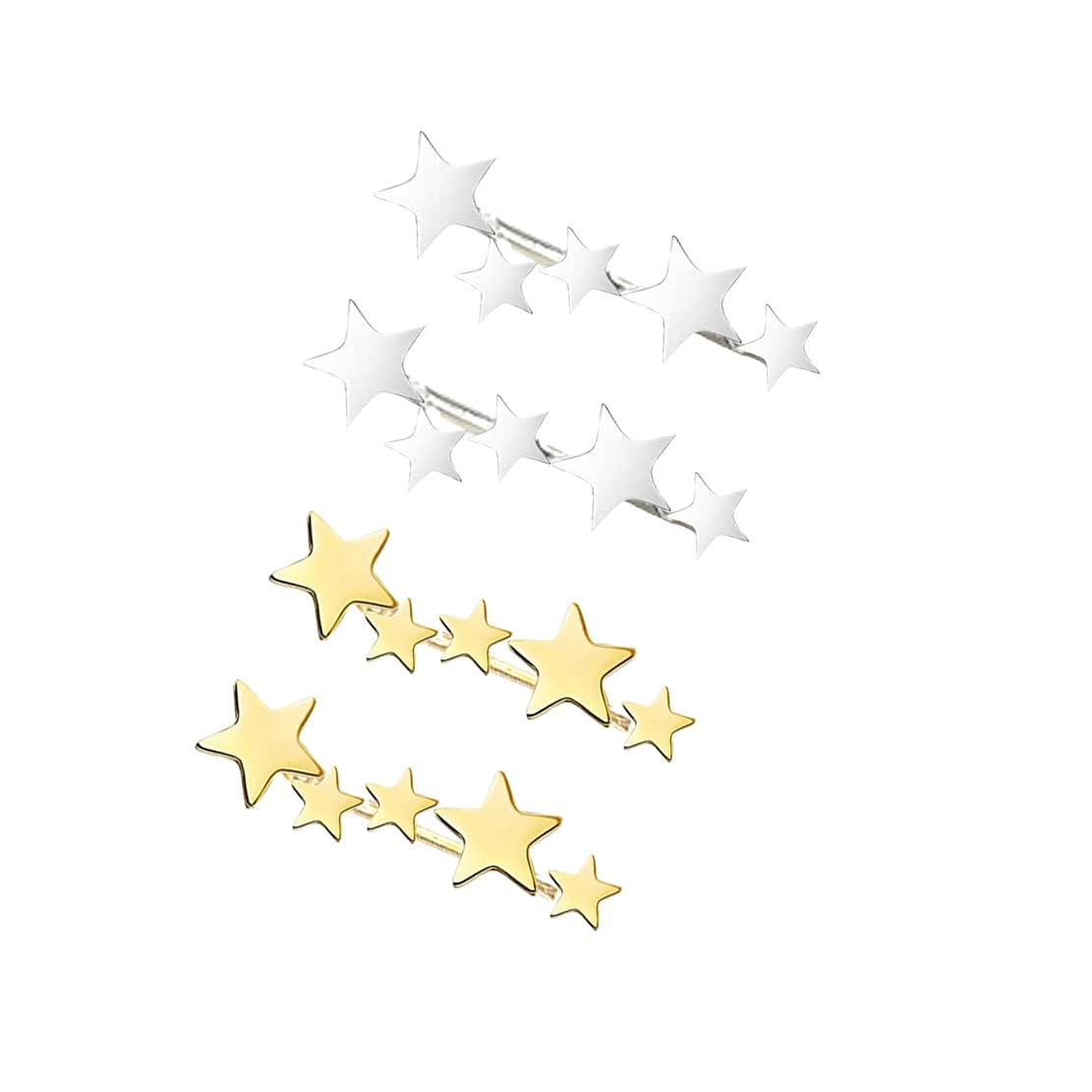 See full amazon price history chart for SORELLAZ Womens Golden & Silver Star Stud Earrings: Pack of 2 Pair (SRFAJW/A092) SORELLAZ Womens Golden & Silver Star Stud Earrings: Pack of 2 Pair (SRFAJW/A092) (B0B5P88RCX) Amazon Price History, Amazon Price Tracker