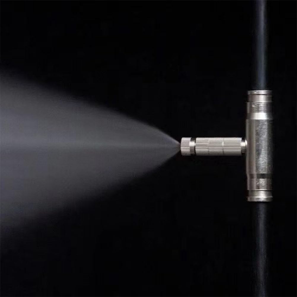 3/8 cala Slip Lok dysza zamgławiająca trójniki 10/24 UNC 1000 PSI szybkozłącze trzy interfejsy 10 sztuk