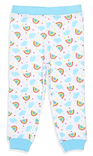Nickelodeon Toddler Girls' Blue's Clues Rainbow Sleep Raglan Pajama Set3