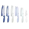 Cuisinart Advantage 12-Piece Kitchen Knife Set, Professional-Quality Nonstick Coated Stainless Steel Knives with Covers, Nonstick Color Coating for Easy Slicing, Ergonomic Handles, G1022-12BW #4