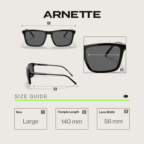 ARNETTE Shyguy AN4283 Square Sunglasses for Men for Women +BUNDLE with ACCESSORY EYEWEAR KIT3