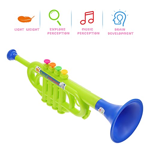 Toddmomy 1 Stks Kinderen Trompetten Speelgoed Plastic Trompetten Muziekinstrumenten Speelgoed Voor Jongens Meisjes… - Image 5