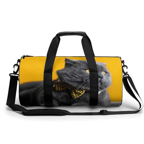Duffel bag 45x23x23cm robuste, sac de voyage week-end et sac de gym multifonction