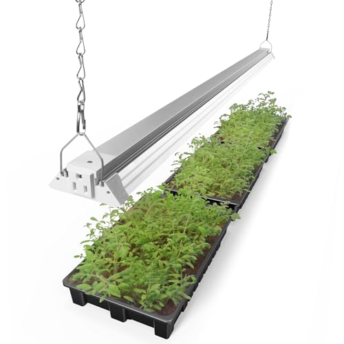 Image of Barrina TX72 4FT Grow Lights for Seed Starting, 72W(500W Equivalent), High PPFD, Full Spectrum with 660nm Red LEDs, Linkable, Hanging Grow Lights for Indoor Plants with On /Off Switch, Veg, 1 Pack