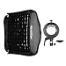 Produktbild Godox Softbox,60 * 60 cm / 24 * 24 Zoll Flash Softbox Diffusor Innengitter mit S2 Halterung Bowens Mount Tragetasche,Kompatibel mit Godox AD200Pro / V1 Serie / TT350 Serie / V860 Serie / AD400Pro