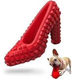 Dog Chew Toys for Aggressive Chewers - Treat Dispensing Chew Shoe Interactive Small Medium Dog Puzzle Toys, Dog Chew Enrichment Toys for Boredom and Brain Stimulating Game Keeps Them Engaged