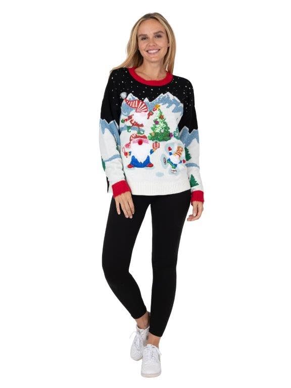 Image of Blizzard Bay Women's Crew Neck, Long Sleeve, Ugly Christmas Sweater