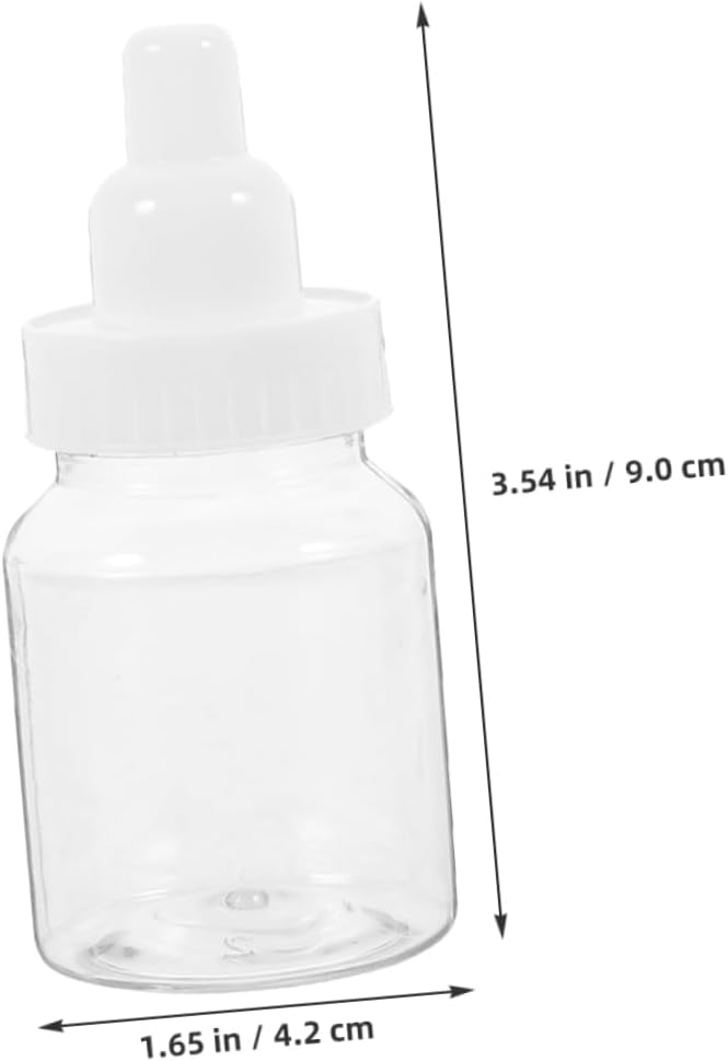 100pcs Creative Shower Bottle Candy Box Treat Containers for Weddings Birthdays and Parties Unique Favors for Guests Holds Candy and Items