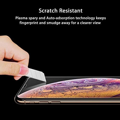 UNBREAKcable iPhone XS/X Glass Screen Protector [2 Pack], 2.5D Double Defence Series Premium Tempered Glass for iPhone XS/X 5.8 inch [Anti-scratch, Anti-fingerprint, Bubble Free and Case-friendly]