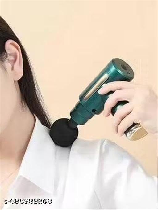 Image of Portable Massage Gun for Pain Relief, Unisex Deep Tissue Massage Gun, Muscle Relaxing Bodie Massage Machine for Home, Handheld 6 Speed with 4 Heads |PAR-P897