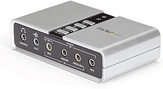StarTech.com 7.1 USB Sound Card - External Sound Card for Laptop with SPDIF