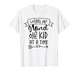 Losing My Mind One Kid At A Time Crazy Mom Shirt