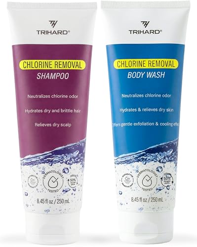 TRIHARD Swim Set, Chlorine Shampoo and After Swim Body Wash 2 Pc