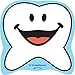 SmileMakers Happy Tooth Shaped Stickers - Prizes and Giveaways - 100 per Pack