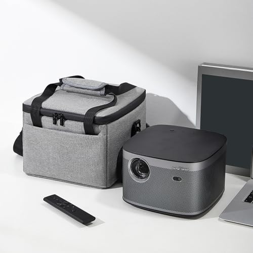 Funda para proyector portátil, bolsa de transporte con compartimentos para accesorios, protección para dispositivos electrónicos miniatura 5