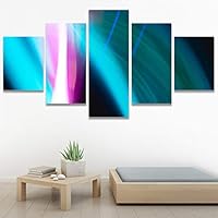 SIGNWIN 5 Panel Canvas Wall Art Organic Arrangement Modern Artwork for Home Decorations Ready to Hang - 60