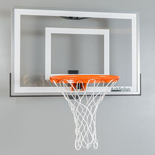JustInTymeSports Wall Mounted Mini Basketball Hoop -Mini Pro 2.0