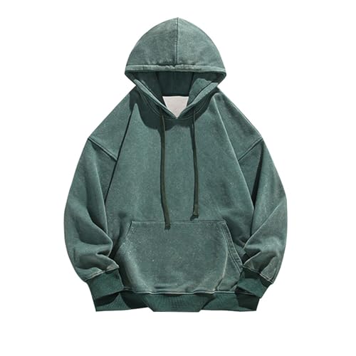 Hoodies for Men Drawstring Long Sleeve Pullover Patchwork Color Block Fleece Sweatshirt Pocket Raglan Shirts