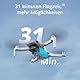 DJI Mini 4K, Drohne mit 4K UHD Kamera für Erwachsene, unter 249 g, 3-Achsen Gimbal Stabilisierung, 10 km Videoübertragung, autom. Rückkehr, Windwiderstand, 1 Akku für 31 min Flugzeit, C0, QuickShots