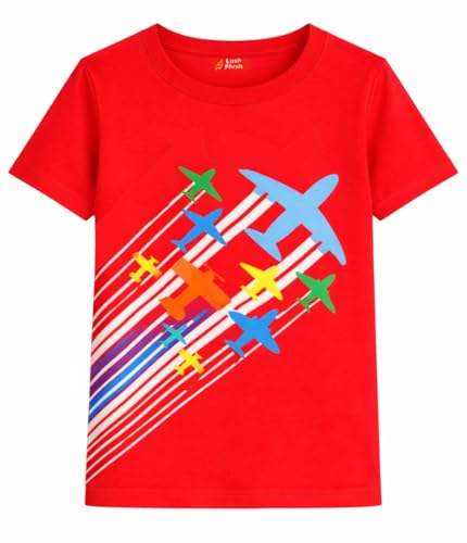 Image of Lush Plush Boys High GSM Cotton Half Sleeve Printed Cotton T-Shirt