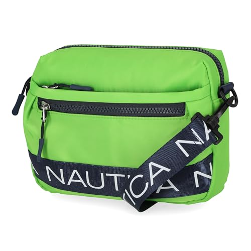 Image of Nautica Nylon Bean crossbody /Belt Bag adjustable shoulder strap