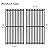 CANDANA Grill Grates 17" x 8 3/4" for Charbroil Commerical TRU Infrared 2 Burner 463675016 463642316 463644220 463632320 G369-0030-W2, 17" Cast Iron Cooking Grate for Nexgrill 720-0864M