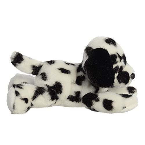 Aurora, 31821, Mini Flopsies Dipper Dalmatiner Hund, 20,3 cm, weiches Spielzeug, schwarz und weiß