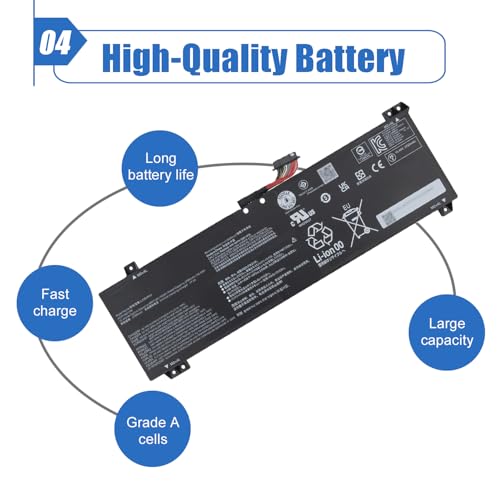 Image of L22B4PA0 15.44V 60Wh Laptop Battery for Lenovo Legion Slim 5 16APH8 16IRH8 Series 5B11K38530 SB11K38532 5B11K38526 SB11K38527 5B11K38529 SB11K38533