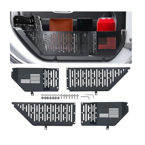 Image of Rindoujin R-20250505-06 Upgraded for Jeep Wrangler Accessories Metal Front for Jeep Door Storage Pockets Interior Accessories Consoles & Organizers Trays Bags (Automotive-Trays-and-Bags)