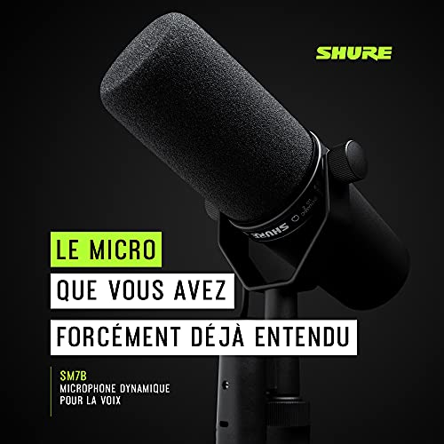 Shure SM7B Microphone Dynamique Shure SM7B Microphone Dynamique