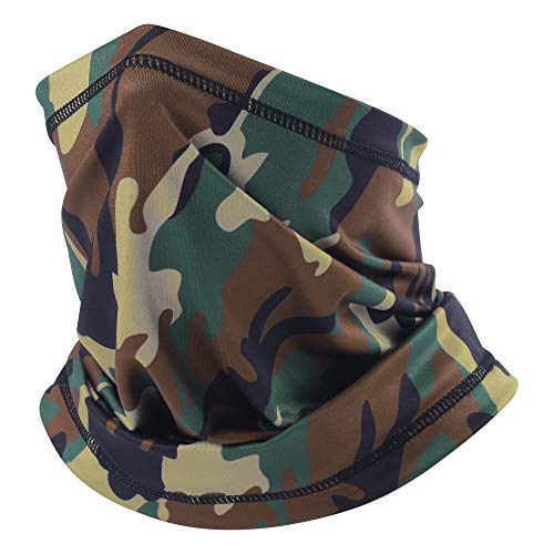 Cooling Neck Gaiter Face Scarf - Windproof Neck Cover Dust-Proof Bandana Neck Warmer Mask (AX-K-11)