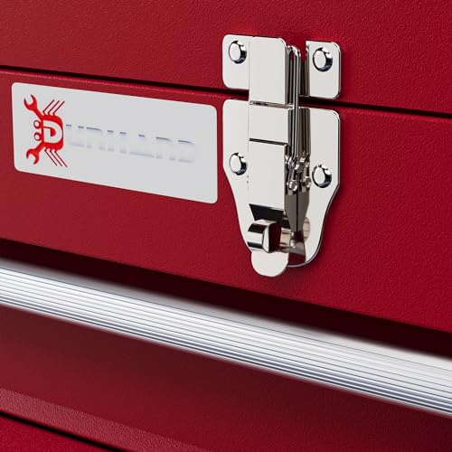 DURHAND 2 Drawer Tool Chest, Lockable Metal Tool Box - Image 9