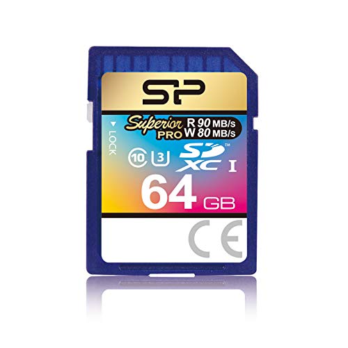Silicon Power SPO64GBSDXCU3V10   Tarjeta de Memoria SDHC (64 GB)