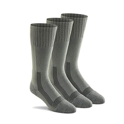 Fox River Men's Wick Dry Maximum Mid Calf Military Sock, 3 Pack (Foliage Green, Large)