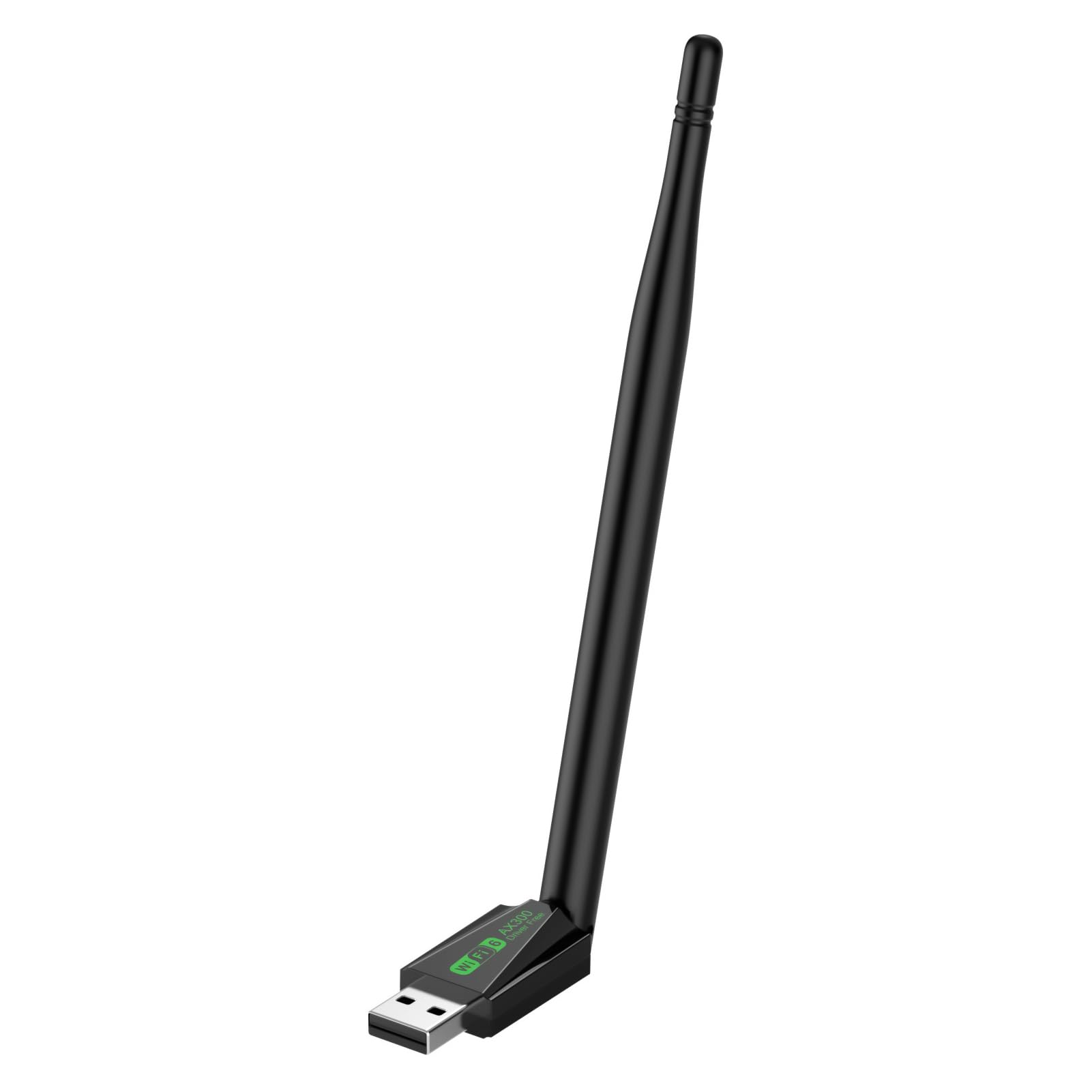 WLAN-Antenne, USB, WLAN-Stick, 6 AX900 USB mit Bluetooth 5.4, WLAN-Adapter, Dual Band 2,4 GHz, 5 GHz, bis zu 900 Mbps, WLAN-Dongle mit 6dBi-Antenne, niedrige Latenz, AP-Modus, kompatibel mit Windows