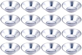 NA 16 Pcs Egg Tart Mold Egg Tart Baking Pans Aluminum Cake Cup for Cupcake, Pudding, Tart Egg, Muffin
