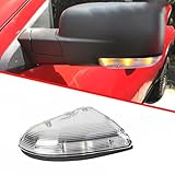 Front Mirror Turn Signal Puddle Light Compatible with Dodge Ram 1500 2009-2018,Side Marker LED Light Lamp Assembly for Ram 2500 2010-2018,2019-2021 Ram 1500 Classic Replace 68232479AA （Left Driver）