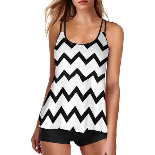 Shffuw Bikinis Mujer 2024 BrasileñA Biquini Bañador de Piezas Adelgazante y Protector para Mujer con Tirantes Bikini Sin Tirantes Trajes De BañO (White, S)