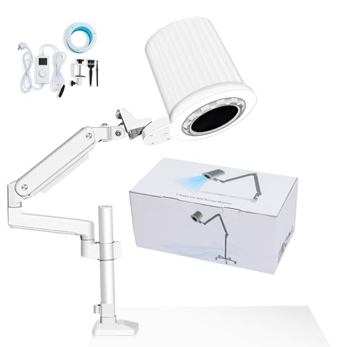 Aspiradora de Polvo para Uñas 80W con Luz LED