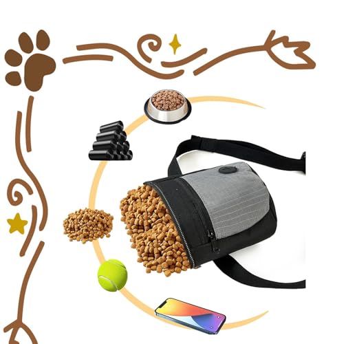 Bolsa de golosinas para perros que soluciona el espacio al pasear con clicker 7