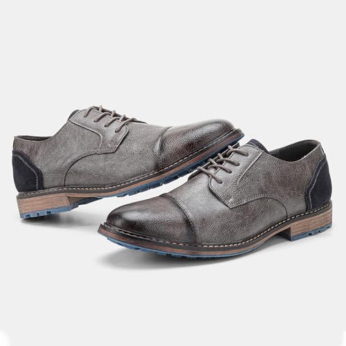 Men's Orthopedic Comfort Dress Shoes Casual Business Leather Oxford Derby Loafers Office Walking Work Flats3