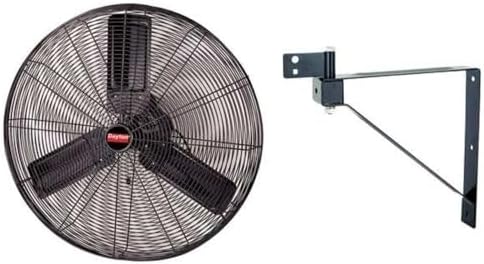 Dayton 1RWB4 Air Circulator, 30 In, Wall Mount