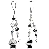 Amazluck 2 Stück Anime Schlüsselanhänger Handy-Anhänger Anime Inspiriert Telefon Charms Schlüsselanhänger Zubehör für Handytasche Geburtstagsgeschenk Geldbörse Tasche Handtasche Reisedekoration