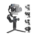 FeiyuTech SCORP Mini 2 [公式] カメラ用 スタビライザー、ジンバルスマホ、3軸手ブレ補正、AIトラッキング、リモコン付き、YouTube&TikTok&Vlog 撮影向け、最大1.2㎏、ライブ配信、ローアングル撮影、アウトドア用、Sony ZV-E10II/Canon EOS R50 R10/Nikon Z30/Fujifilm/GoPro/iPhone 等対応