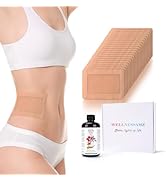 20Pcs Castor Oil Pack Wrap,Castor Oil Pack for Black Castor Oil, No Washing Self Adhesive with Hi...