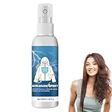 ⋒[ Sichere Inhaltsstoffe ] Static Spray besteht aus natürlichen Inhaltsstoffen, ist sicher und kann bedenkenlos verwendet werden und enthält kationische Tenside, Feuchthaltemittel, deionisiertes Wasser und Pflanzenextrakte.
