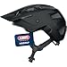 ABUS MTB-Helm MoDrop - robuster Fahrradhelm mit guter Belüftung für Mountainbiker - individuelle Passform - für Damen und Herren - Schwarz Matt, M Baby,Schwarz günstig Kaufen-ABUS MTB-Helm MoDrop - robuster Fahrradhelm mit guter Belüftung für Mountainbiker - individuelle Passform - für Damen und Herren - Schwarz Matt, M