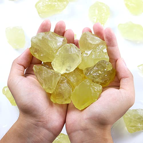 Cristales de citrino y cuarzo amatista en bruto para reiki 1LB