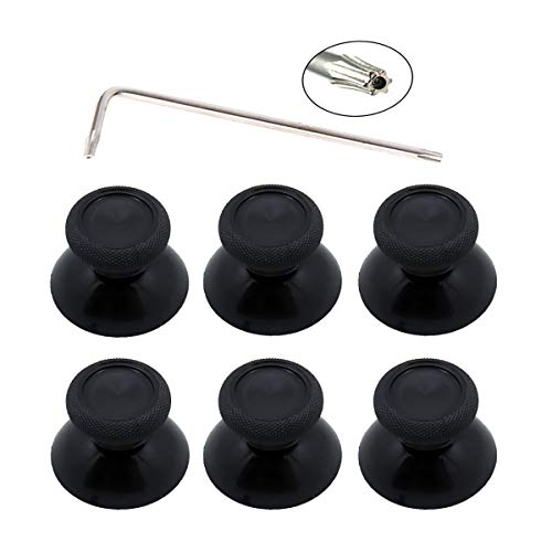 Queenbox 6 Pcs 3D Replacement Joystick Analog Thumb Stick With Tool For Xbox One X Elite S Slim Controller Analogue Thumbsticks Caps Mushroom #TOP17