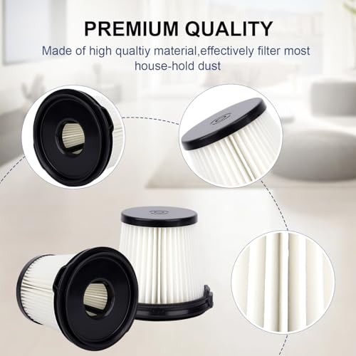 Image of IW3511 BU3521 Filters Replacement Part For Shark IW3511 IW1111 IW1120 Detect Pro Lightweight Cordless Stick Vacuum Cleaner and Shark BU3523 Clean Empty Auto-Empty System Portable Handheld Vacuum,8Pcs